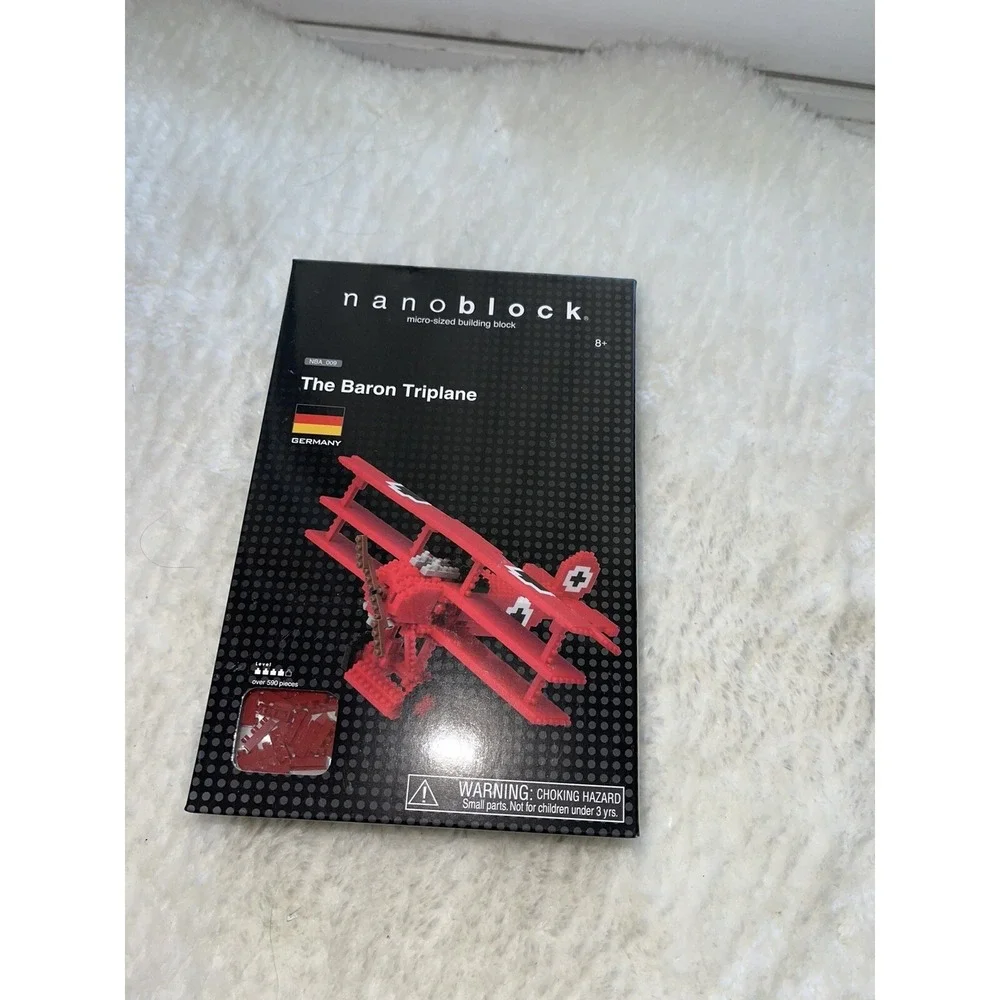 Nanoblock baron triplane